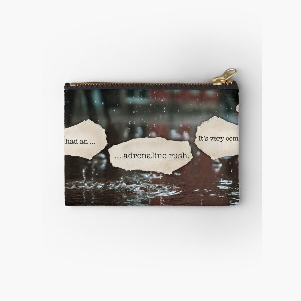 Item preview, Adrenaline twilight school rain parking quote designed and sold by SoftBlushSarah.