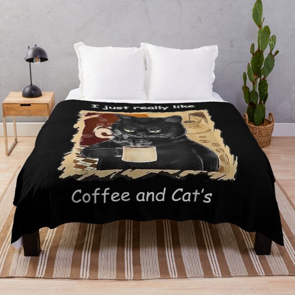 Item preview, I Just Really Like Coffee And Cat's  designed and sold by fishingcat19.