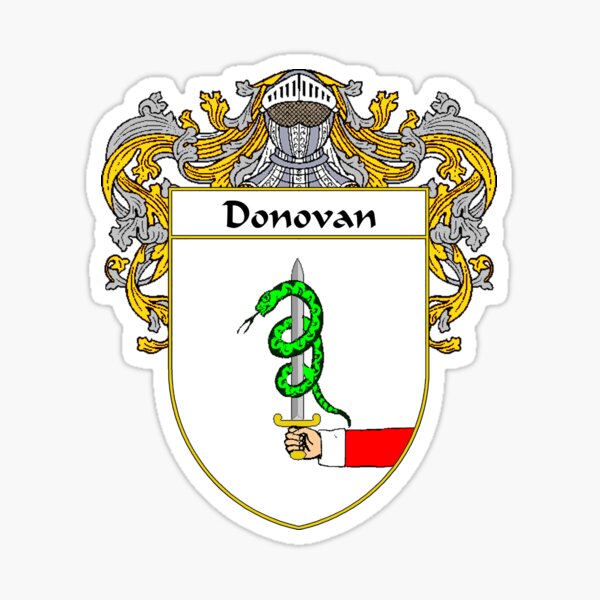 Item preview, Donovan Coat of Arms/Family Crest designed and sold by IrishArms.