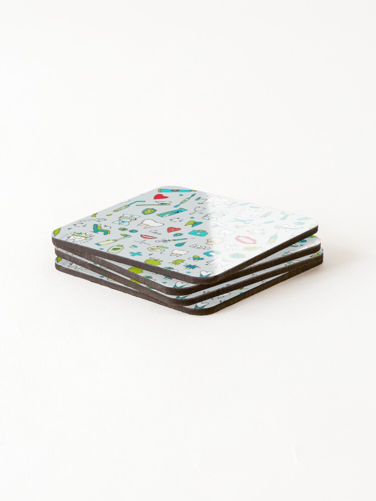 Thumbnail 4 of 5, Coasters (Set of 4), Pattern designed and sold by Rerecita.