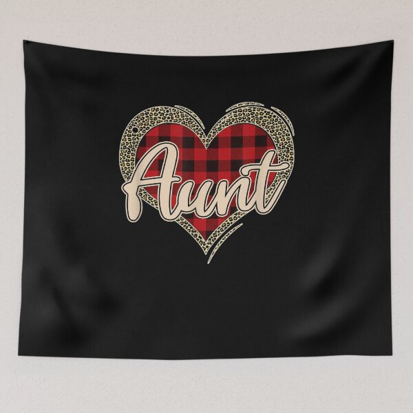 Item preview, Funny Aunt Leopard Buffalo Plaid Matching Family  designed and sold by fishingcat19.