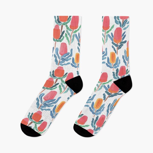 Item preview, Banksia Floral Pattern hand painted designed and sold by Anna Lloyd.