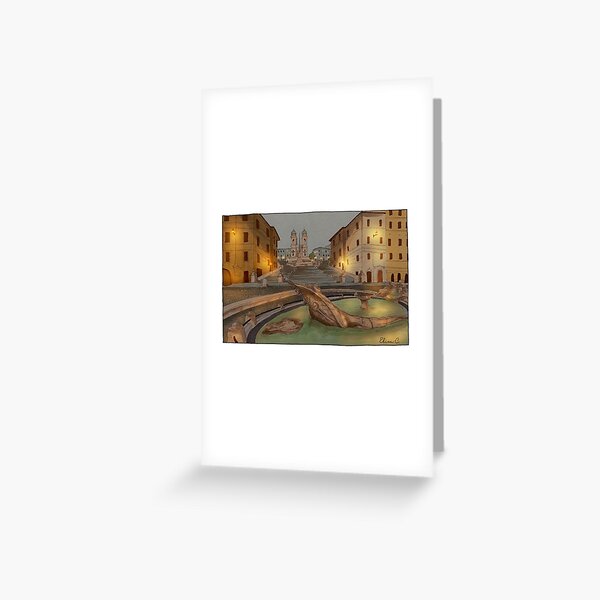 Item preview, Piazza di Spagna at Dusk designed and sold by Stanis the Cat.