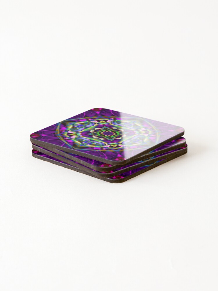 Thumbnail 4 of 5, Coasters (Set of 4), Smoke Design designed and sold by Ralad2021.