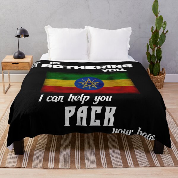 Item preview, Ethiopian flag - pack your bags designed and sold by 2Girls1Shirt.