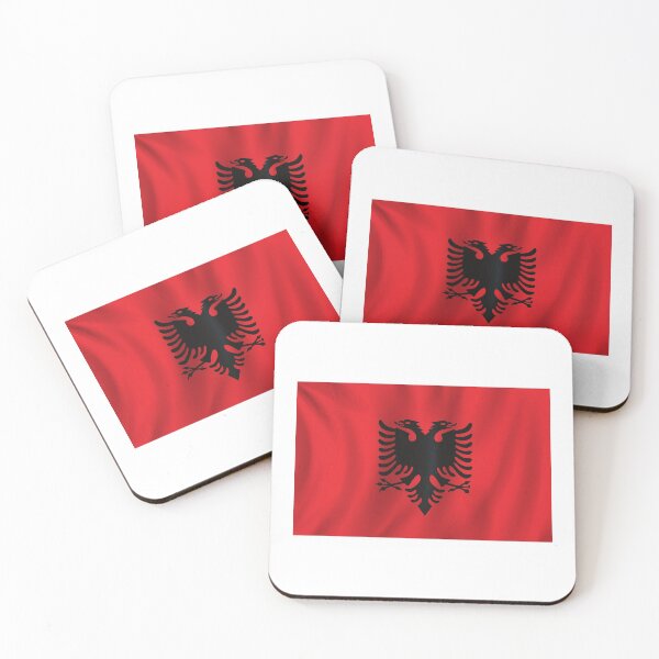 Artikelvorschau, Albanien Flagge entworfen und verkauft von simpledesigners.