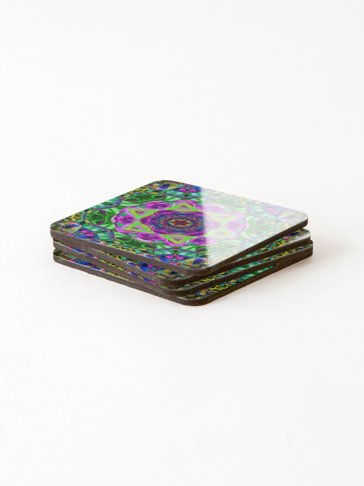 Thumbnail 4 of 5, Coasters (Set of 4), Smoke Design designed and sold by Ralad2021.