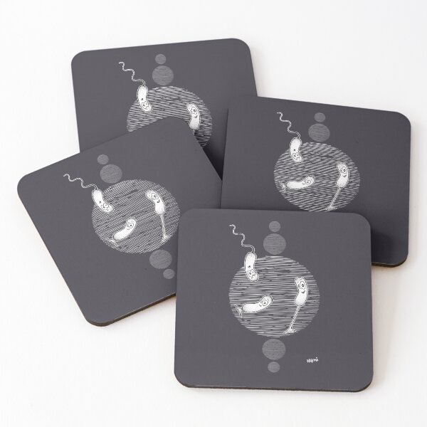 Item preview, The dimorphic lifestyle of Caulobacter crescentus designed and sold by Noémie Matthey.