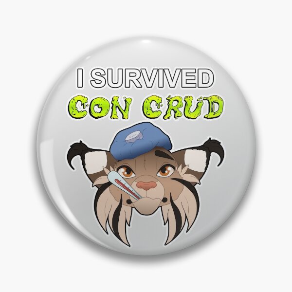 Item preview, I survived con crud! designed and sold by nerasuncloud.