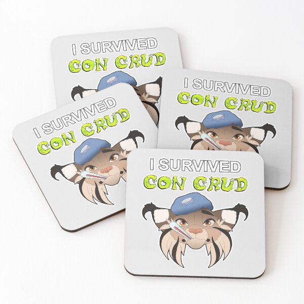 Item preview, I survived con crud! designed and sold by nerasuncloud.