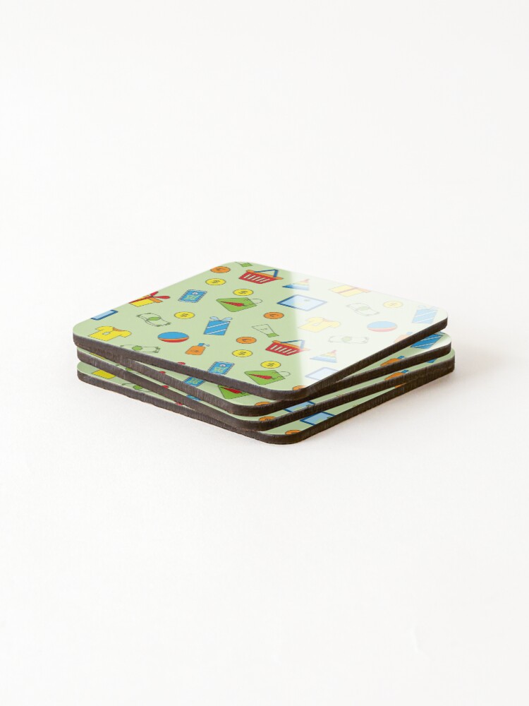 Thumbnail 4 of 5, Coasters (Set of 4), Pattern designed and sold by Rerecita.