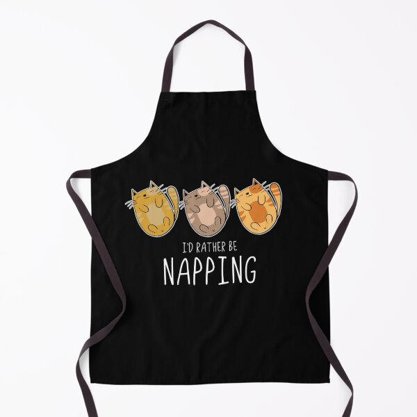 Item preview, Three Hand-drawn Cute Cats I'd Rather Be Napping designed and sold by csaron92.