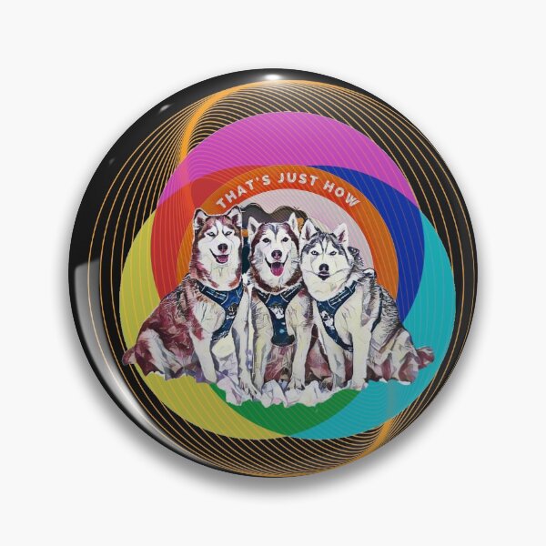 Item preview, Thats Just How (3 siberian huskies) designed and sold by HamiltonmagicTs.