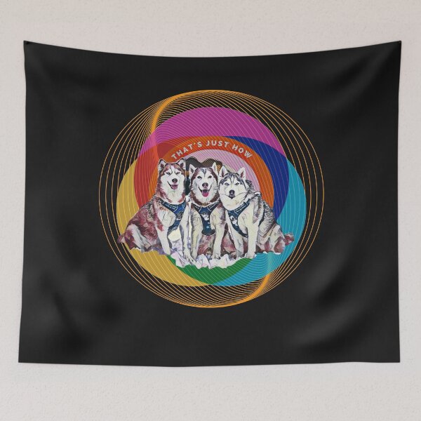 Item preview, Thats Just How (3 siberian huskies) designed and sold by HamiltonmagicTs.