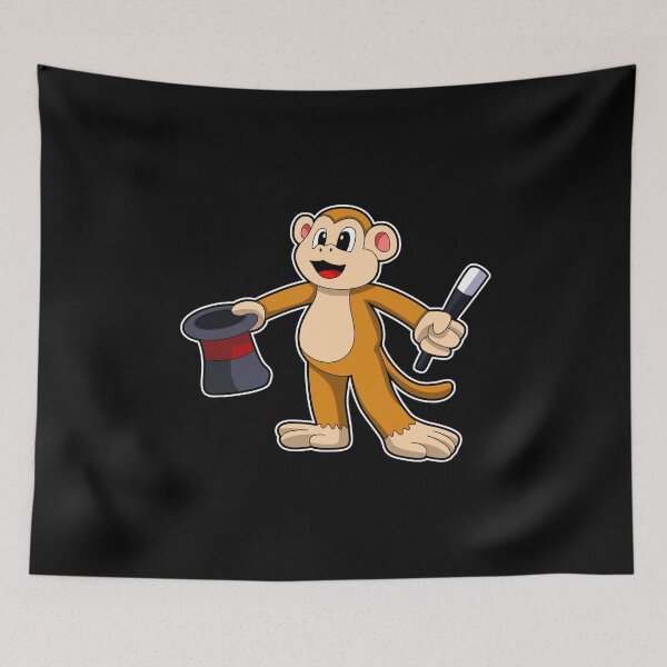 Item preview, Monkey as Magician with Hat designed and sold by Snabdesign84.