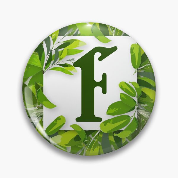 Item preview, Monogram F Foliage Frame | Wedding Letters | Floral Letter designed and sold by VinBasis.