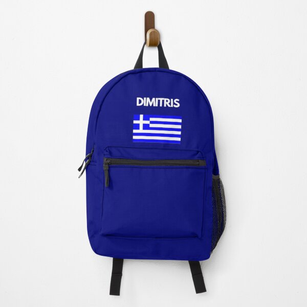 Item preview, Dimitris Greek Name with Greek Flag Design designed and sold by TheGreekGuy.