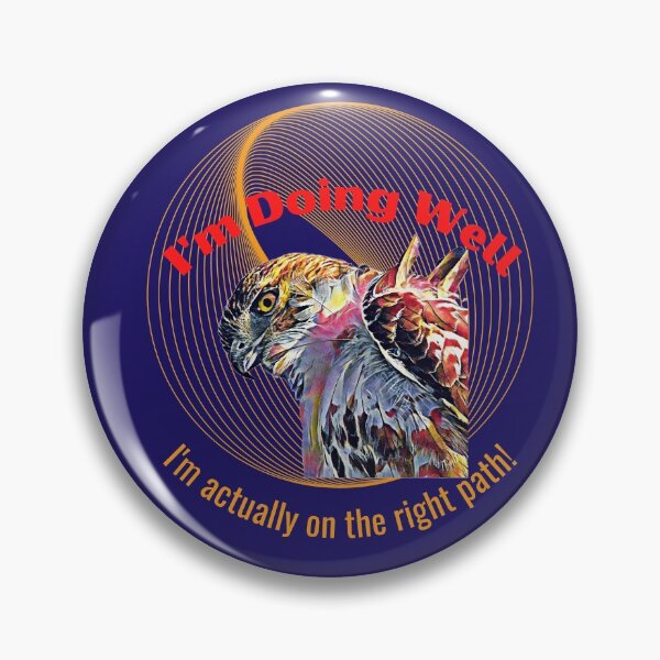 Item preview, I'm Doing Well, I'm actually on the right Path (Eagle Stare) designed and sold by HamiltonmagicTs.