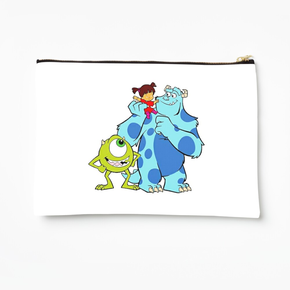 sully and mike monsters cartoon Zipper Pouch for Sale by galewallace