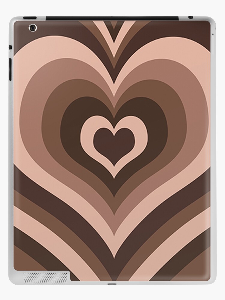 Latte Love Wildflower, Heart Coffee Latte Brown Pattern Gift iPad Case &  Skin for Sale by Space Art