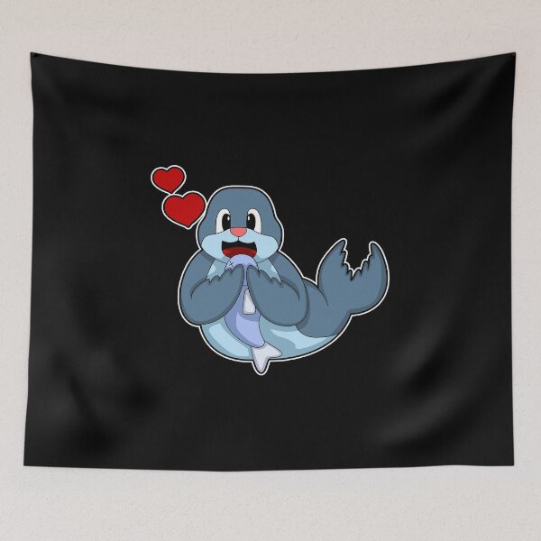 Item preview, Seal with Fish designed and sold by Snabdesign84.