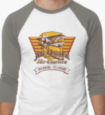 McQuack Air Charters Men's Baseball ¾ T-Shirt