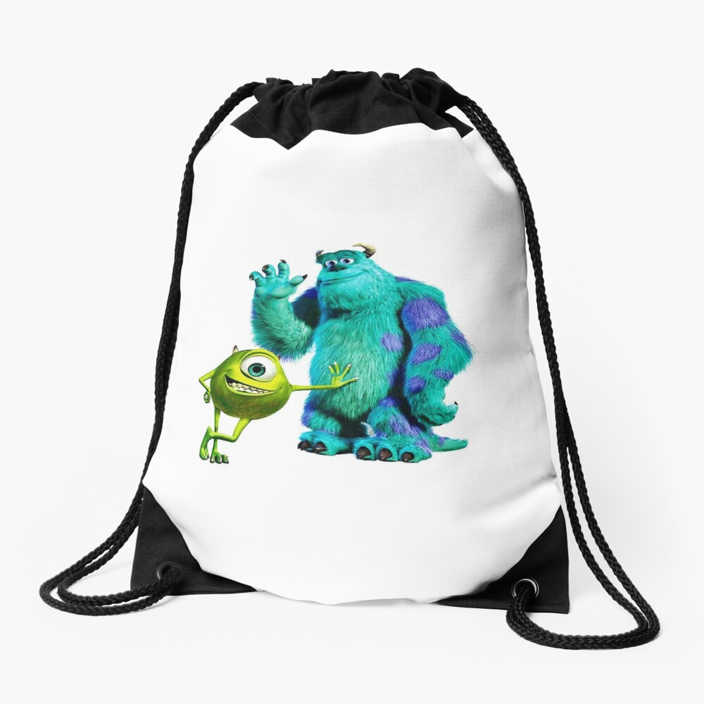 New Disney Sully & Mike Backpack Plush Monsters Inc. Bag