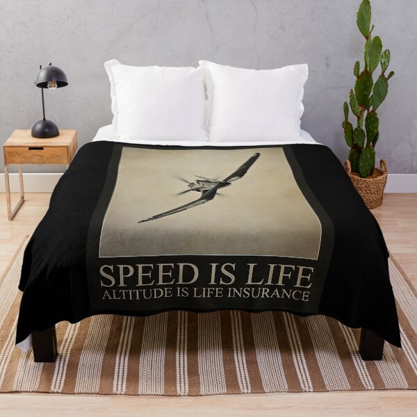 Item preview, Speed Is Life Altitude Is Life Insurance  - Fighter pilots, airborne soldiers designed and sold by KellenCowleyArt.
