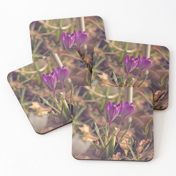 Item preview, Purple Crocuses in the Spring Sun designed and sold by Elliot Crippen.