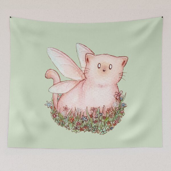 Item preview, Cat fairy with flowers designed and sold by Denise, Denisn't.