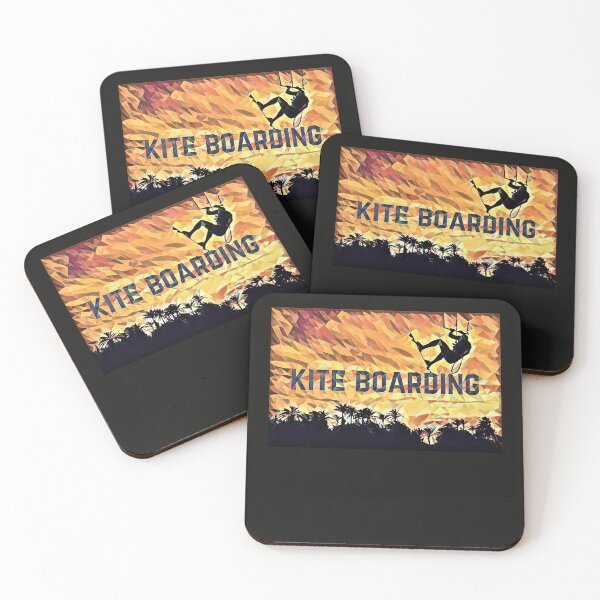 Item preview, Kite Boarding (flying silhouette sunset) designed and sold by HamiltonmagicTs.