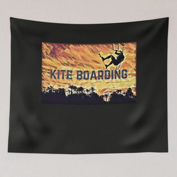 Item preview, Kite Boarding (flying silhouette sunset) designed and sold by HamiltonmagicTs.