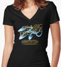 Magic Missile Women's Fitted V-Neck T-Shirt