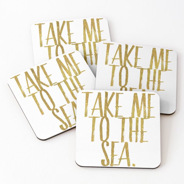 Item preview, Beautiful watercolor inspired beach quote designed and sold by SilverSpiral.