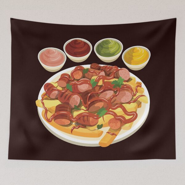 Item preview, Salchipapa With Sauces designed and sold by Alicia Chee.