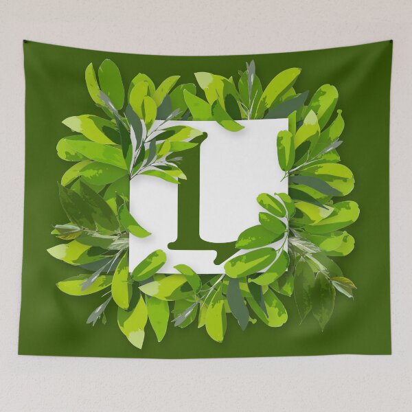 Item preview, Monogram L Foliage Frame | Wedding Letters | Floral Letter designed and sold by VinBasis.