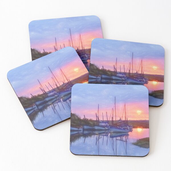Item preview, Boats At Blakeny a Digital Painting designed and sold by IanWL.