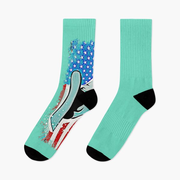 Item preview, Snow Boarding (snowboarder and American flag) designed and sold by HamiltonmagicTs.