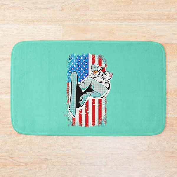 Item preview, Snow Boarding (snowboarder and American flag) designed and sold by HamiltonmagicTs.