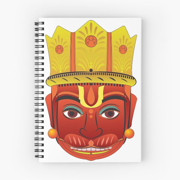 Item preview, Monkey face god of power, lord Hanuman in Indian folk art Pinguli style. designed and sold by Gurunath Bhadekar.