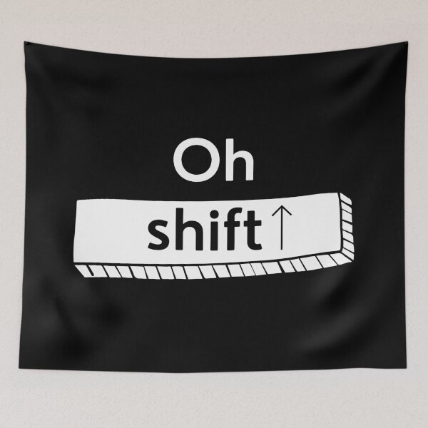 Item preview, Oh shift- computer keyboard funny designed and sold by NikitaAg.
