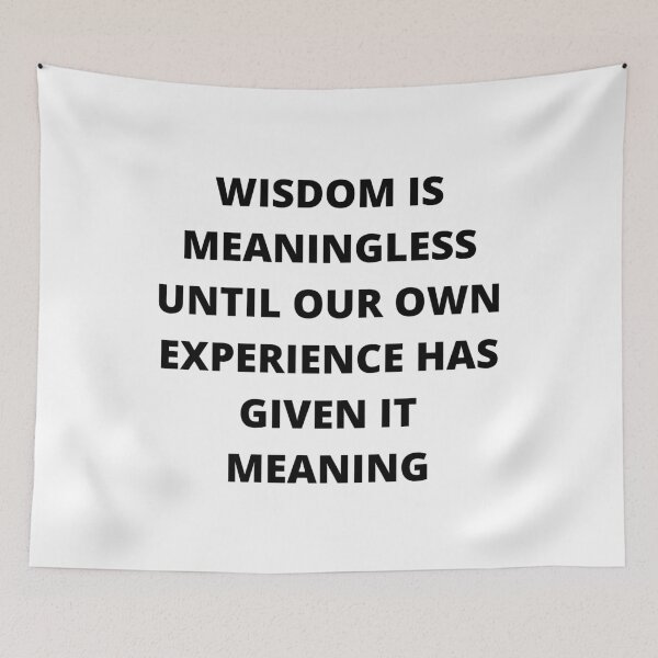 Item preview, WISDOM IS MEANINGLESS designed and sold by BOSSERY.