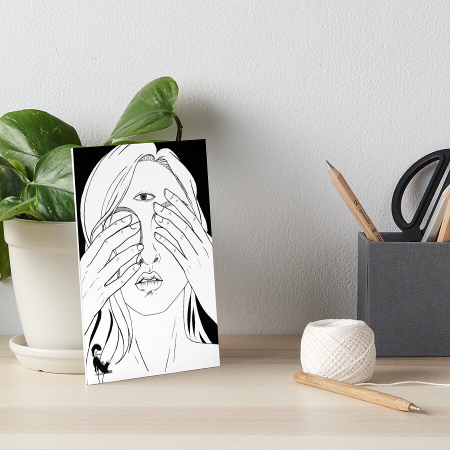 Item preview, Art Board Print designed and sold by CatCreatesIn.