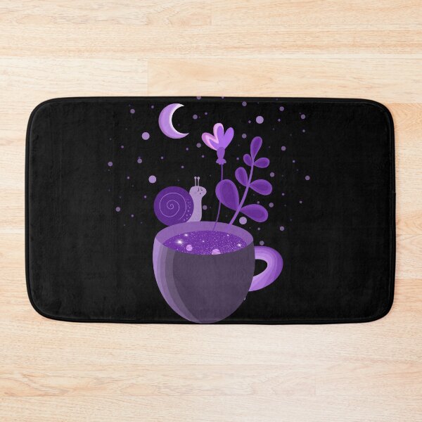 Item preview, A purple snail in a mug II, black-universe edition designed and sold by Creative Colors99.