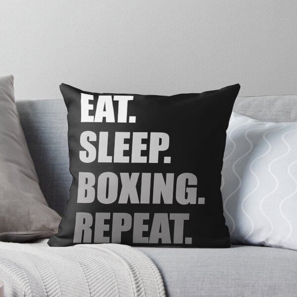 Artikelvorschau, Eat Sleep Boxing Wiederholen Sie das Boxen entworfen und verkauft von SusanHoover.