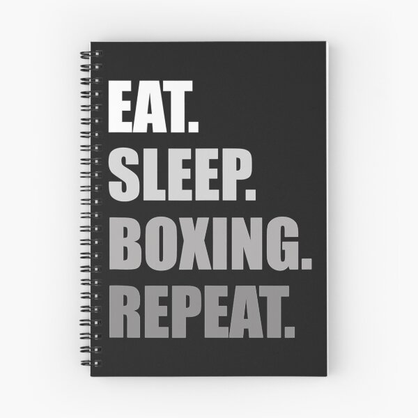 Artikelvorschau, Eat Sleep Boxing Wiederholen Sie das Boxen entworfen und verkauft von SusanHoover.