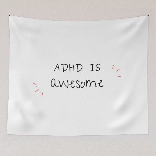 Item preview, adhd is awesome	 designed and sold by BasheerFajr.