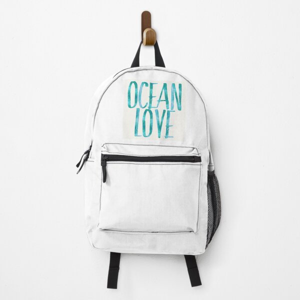 Item preview, Ocean Love - Beautiful watercolor inspiring beach quote designed and sold by SilverSpiral.