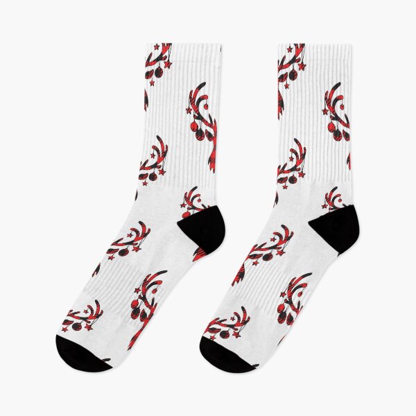 Item preview, Buffalo Plaid Christmas Deer with Dangling Ornaments designed and sold by OrnamentallyYou.