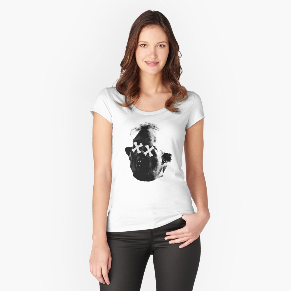 Item preview, Fitted Scoop T-Shirt designed and sold by LagoLiverpool.